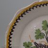 French tin glazed plate, circa 1800