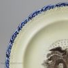 Pearlware pottery commemorative plate, 'LA FAYETTE and WASHINGTON', circa 1810