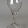 Small English glass with a folded foot and pontil, circa 1780