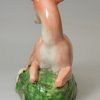 Pearlware pottery deer, circa 1820