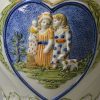 Prattware pottery jug moulded with 'SPORTIVE INNOCENCE' and 'MICHEVIOUS SPORT', circa 1820