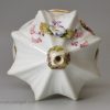 Staffordshire porcelain cottage pastille burner, circa 1840