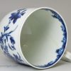 Worcester porcelain coffee cup painted with the Mansfield Pattern, circa 1765