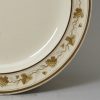 Wedgwood creamware pottery dinner plate, circa 1780