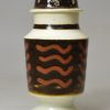 Mochaware pottery pepper pot, circa 1830