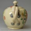 Creamware pottery teapot, circa 1780