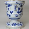 London delft flower vase, circa 1740