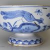 London delft footed bowl decorated with full coat of arms of the Coachmaker's company for John Winn in 1741