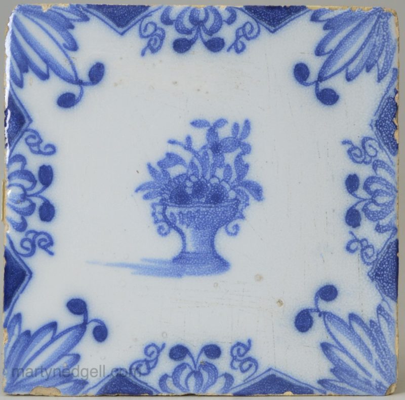 Bristol delft tile, circa 1760