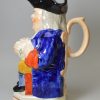 Staffordshire pottery Toby jug, circa 1870