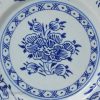 Unusually small London delft plate, circa 1740