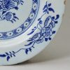 Unusually small London delft plate, circa 1740