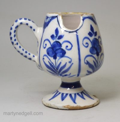 London delft mustard pot, circa 1700