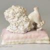 Staffordshire porcelain poodle, circa 1840