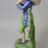 Staffordshire pearlware pottery bocage figure 'Lost Sheep Found', circa 1820