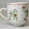 Chinese porcelain famille rose coffee cup, circa 1780