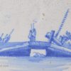 Dutch Delft tile, circa 1750