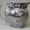 Pearlware pottery jug decorated with silver lustre, circa 1820