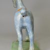 Pearlware pottery model of a horse decorated with colours under the glaze, circa 1820