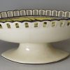 Creamware pottery oval footed bowl, circa 1800