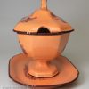 Don Pottery chalcedony sauce tureen and stand, circa 1820