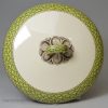 Wedgwood creamware pottery muffin dish and lid, circa 1800