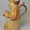 Saltglaze stoneware Toby jug, circa 1840 Brampton Derbyshire