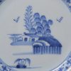 London delft plate, circa 1750