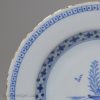 London delft plate, circa 1750