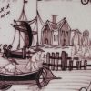 Dutch Delft tile, circan 1750