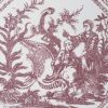 Liverpool Delft tile decorated with a Sadler wood block print, circa 1756-7