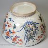 Large London delft polychrome bowl, circa 1730