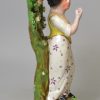 Staffordshire pearlware bocage figure, circa 1820