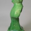 Green glazed creamware bust of King George III, circa 1790