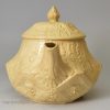 Wedgwood cane coloured stoneware teapot, circa 1820