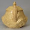 Wedgwood cane coloured stoneware teapot, circa 1820