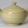 Wedgwood drabware pottery sugar basin and cover, circa 1820