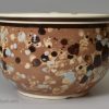 Slip decorated creamware pottery mug, circa 1800