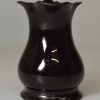 Small Jackfield black pottery creamer, circa 1770