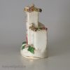 Staffordshire porcelain cottage pastille burner, circa 1840