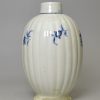 Worcester porcelain tea canister decorated with The Gillyflower Print, circa 1770