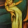 Reverse print on glass, circa 1810, 'SUMMER HOLIDAYS' published by W. B. Walker, London