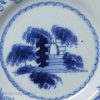 London delft soup plate, circa 1740