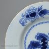 London delft soup plate, circa 1740