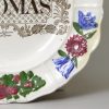 Pearlware pottery child's plate 'THOMAS', circa 1830 John Rogers & Son Pottery Staffordshire
