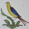 Liverpool delft Fazacerly bird tile, circa 1750
