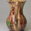 Creamware pottery cream jug decorated with Whieldon type colours under the glaze, circa 1770