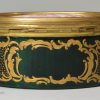 French enamel table snuff box the lid painted with bacchanalian boys in pink, circa 1840