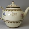 Large Wedgwood pottery punch pot, circa 1790, initials R.H.