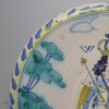Royal blue dash London delft charger 'William III', circa 1689-1702